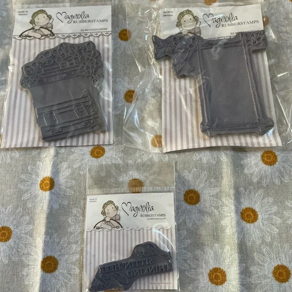 🌸 Magnolia rubber Stamp Bundle for Scrapbook Arts and Crafts - Picture 2 of 3